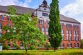 Historic building from the 19th century as part of the former barracks of the Prussian railway regiments