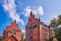 Historic building from the 19th century as part of the former barracks of the Prussian railway regiments