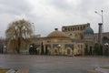 Historic building trade dome Chorsu in Samarkand, Uzbekistan