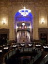 Historic building Union Station inside night view Kansas city Royalty Free Stock Photo