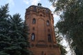 Historic building Water Tower in Zhytomyr, Ukraine, September 2023