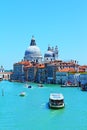 Beautiful Canale Grande historic Venice landmarks Italy Royalty Free Stock Photo