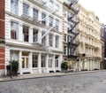 Historic buildings along Greene Street in the SoHo neighborhood of Manhattan, New York City