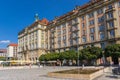 Historic buildings at the Altmarkt square in Dresden