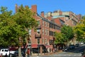 Historic Buildings on Beacon Hill, Boston, USA