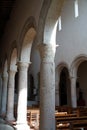 Historic buildings of Bevagna, Umbria, Italy: San Michele church interior Royalty Free Stock Photo