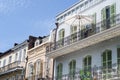 Historic Buildings on the 500 Block of Dumaine Street in the French Quarter Royalty Free Stock Photo