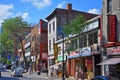 Boul St-Laurent in Chinatown, Montreal Royalty Free Stock Photo