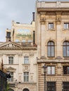 Historic buildings in Bucharest old town, Romania Royalty Free Stock Photo
