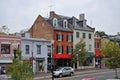 Historic buildings in Georgetown in Washington DC, USA Royalty Free Stock Photo