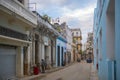 Calle Aguacate Street, Old Havana, Havana, Cuba Royalty Free Stock Photo