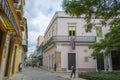 Calle Mercaderes Street, Old Havana, Cuba Royalty Free Stock Photo