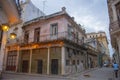 Calle Obrapia Street, Old Havana, Cuba Royalty Free Stock Photo