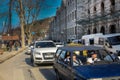 Historic Buildings Cars Traffic Uskudar Istanbul