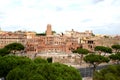 Historic buildings in the center of Rome.