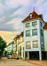 Historic buildings in the center of Singen, Germany Royalty Free Stock Photo