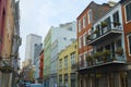 Chartres Street in French Quarter, New Orleans Royalty Free Stock Photo