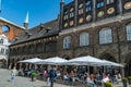 The historic buildings in the city center of Lubeck - a Unseco World Heritage Site - CITY OF LUBECK, GERMANY - MAY 10 Royalty Free Stock Photo