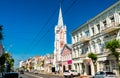 Historic buildings in Samara, Russia