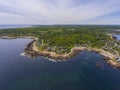 Coastline of Rockport in Massachusetts, USA Royalty Free Stock Photo