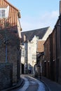 Historic Buildings, College Lane, Kings Lynn, Norfolk, England, UK Royalty Free Stock Photo