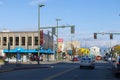 Historic buildings in downtown Anchorage, Alaska, AK, USA Royalty Free Stock Photo