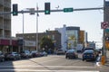 Historic buildings in downtown Anchorage, Alaska, AK, USA Royalty Free Stock Photo