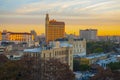 San Antonio city at sunrise twilight, Texas, USA Royalty Free Stock Photo