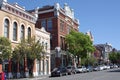 Historic buildings in downtown Victoria, Canada