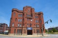 Historic buildings in downtown Worcester, MA, USA Royalty Free Stock Photo