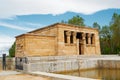 Historic buildings Egyptian temple of Madrid Royalty Free Stock Photo
