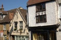 Historic Buildings at the entrance to Cheap Street, Frome, Somerset, England Royalty Free Stock Photo