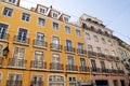 Historic Buildings Fronts @Bairro Alto, Lisbon Royalty Free Stock Photo