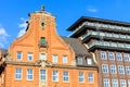 Historic buildings in Hamburg Royalty Free Stock Photo