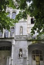 Historic buildings in Hercules Square from Baile Herculane Resort in Romania Royalty Free Stock Photo