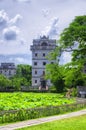 Kaiping tower Diaolou Village buildings Royalty Free Stock Photo