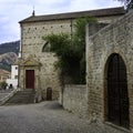 Historic buildings of Monselice, Padua, italy