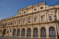 Historic buildings and monuments of Seville, Spain. Ayuntamiento de Sevilla Royalty Free Stock Photo