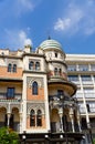 Historic buildings and monuments of Seville, Spain. Spanish architectural styles of Gothic and Mudejar, Baroque Royalty Free Stock Photo