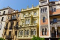 Historic buildings and monuments of Seville, Spain. Spanish architectural styles of Gothic and Mudejar, Baroque Royalty Free Stock Photo