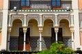 Historic buildings and monuments of Seville, Spain. Spanish architectural styles of Gothic and Mudejar, Baroque Royalty Free Stock Photo