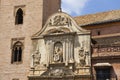 Historic buildings and monuments of Seville, Spain. Spanish architectural styles of Gothic. Santa Catalina Royalty Free Stock Photo