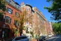 Historic Buildings on Beacon Hill, Boston, USA Royalty Free Stock Photo