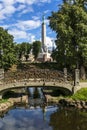 Historic buildings in Old Riga. Royalty Free Stock Photo