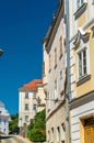 Historic buildings in the old town of Krems an der Donau, Austria