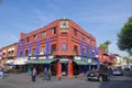 Historic building in center of Coyoacan, Mexico City Royalty Free Stock Photo