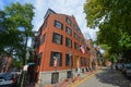 Historic Buildings on Beacon Hill, Boston, USA Royalty Free Stock Photo