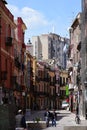 Historic Buildings, Quartiere Villanova, Cagliari, Sardinia, Italy