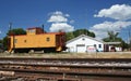 Historic Buildings in Rural Small Texas Town