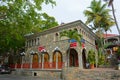Historic buildings on St. John, US Virgin Islands, USA Royalty Free Stock Photo